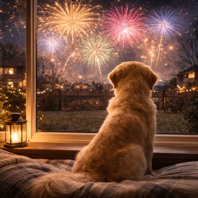 Oudjaar vieren met je huisdier: zo maak je het gezellig en veilig