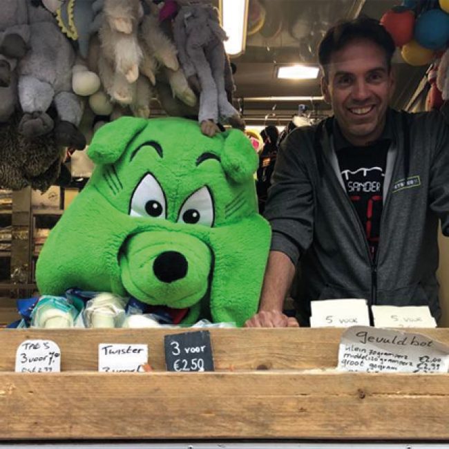 Op de markt bij Sander